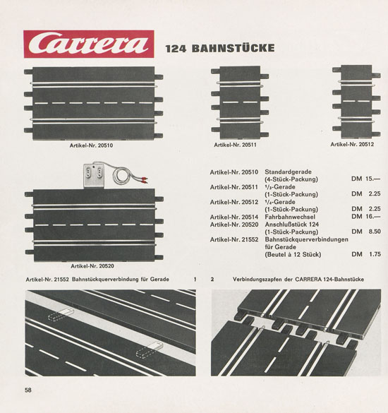 Carrera Katalog 1970-1971