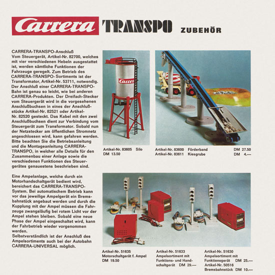 Carrera Katalog 1971-1972