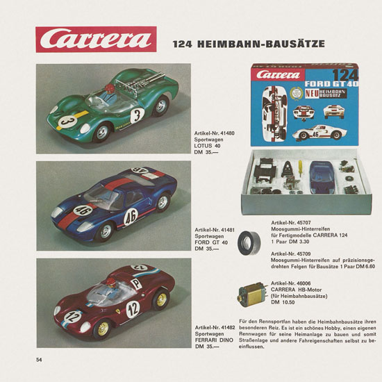 Carrera Katalog 1971-1972