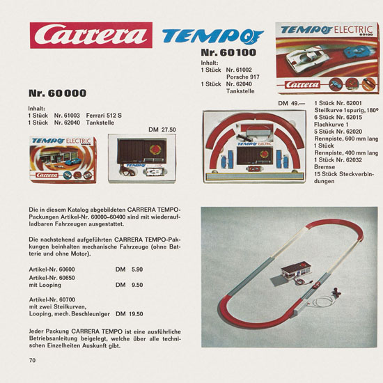 Carrera Katalog 1971-1972