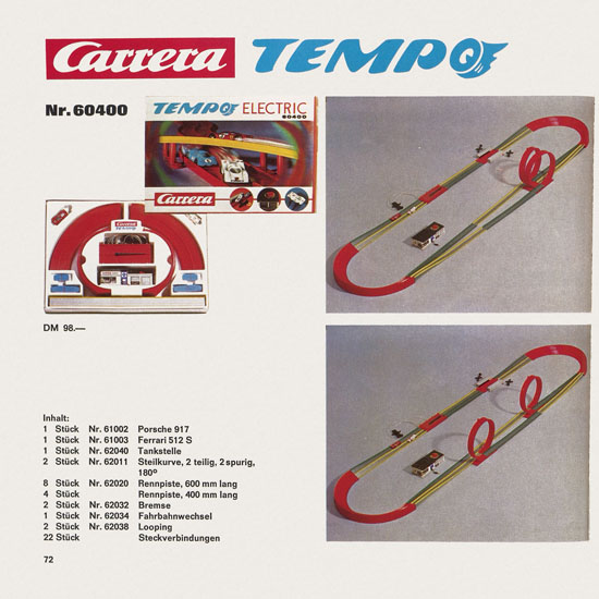 Carrera Katalog 1971-1972