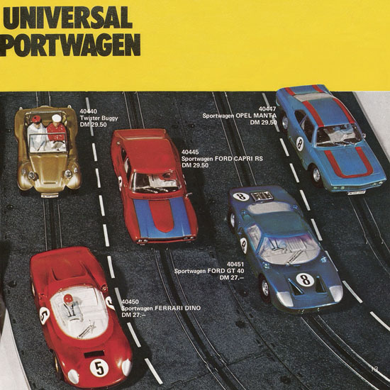 Carrera Katalog 1972-1973