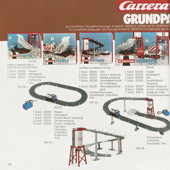 Carrera Katalog 1972-1973