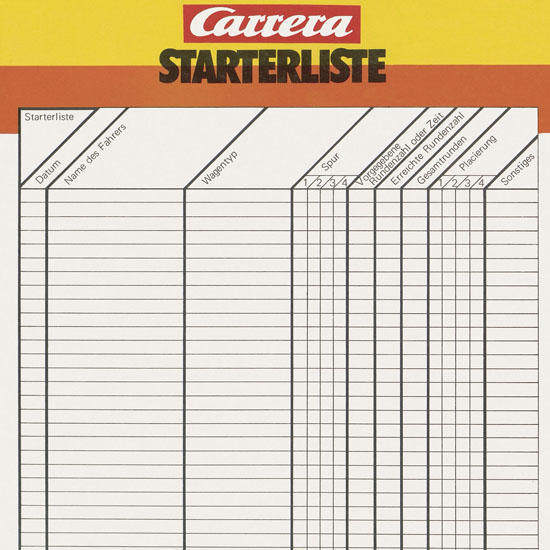 Carrera Katalog 1972-1973