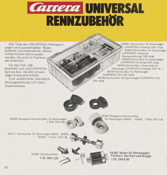 Carrera Katalog 1973-1974