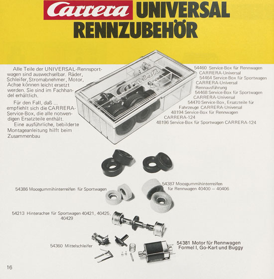 Carrera Katalog 1974-1975