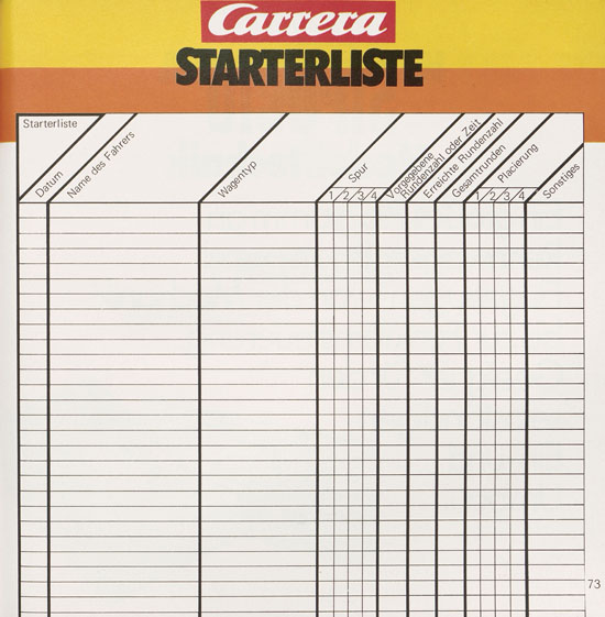 Carrera Katalog 1974-1975