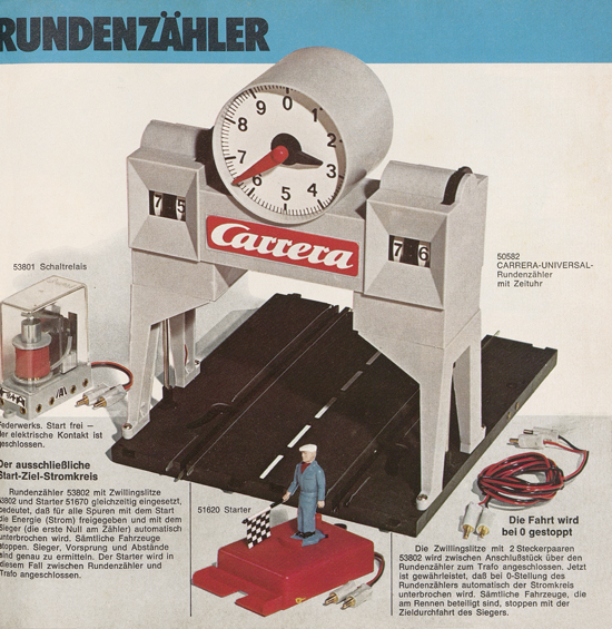 Carrera Autorennbahn Katalog 1975-1976