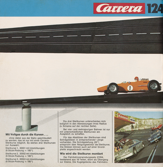 Carrera Autorennbahn Katalog 1975-1976