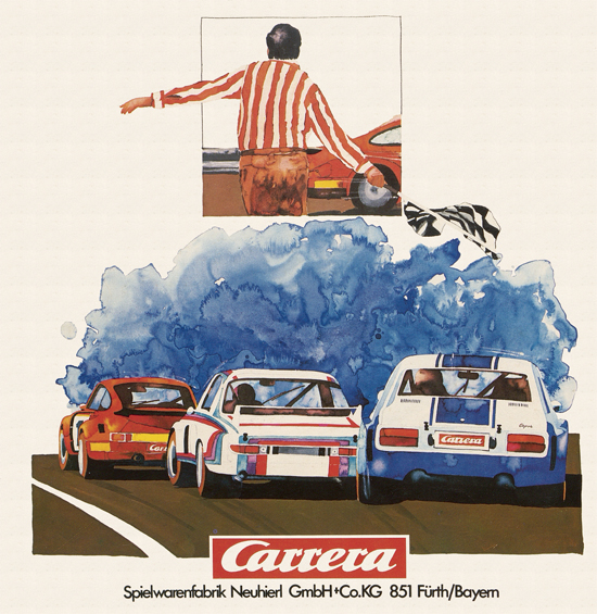 Carrera Autorennbahn Katalog 1975-1976