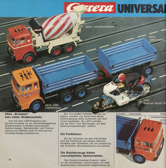 Carrera Autorennbahn Katalog 1976-1977