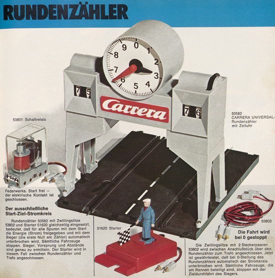 Carrera Autorennbahn Katalog 1976-1977