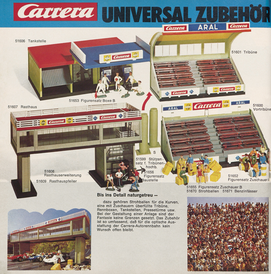 Carrera Autorennbahn Katalog 1976-1977