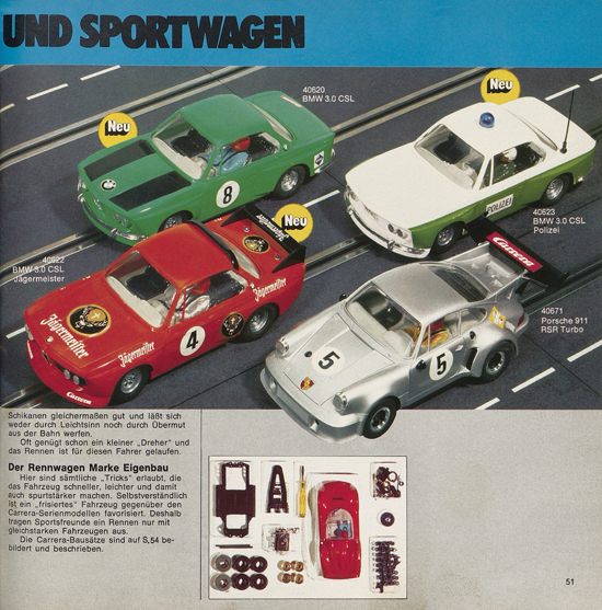 Carrera Autorennbahn Katalog 1976-1977