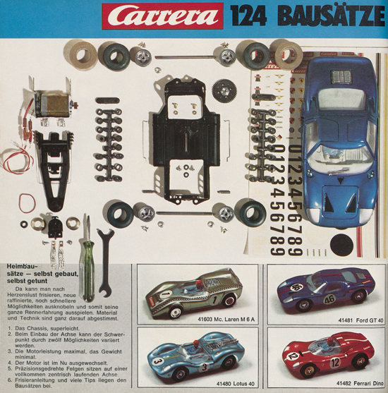 Carrera Autorennbahn Katalog 1976-1977