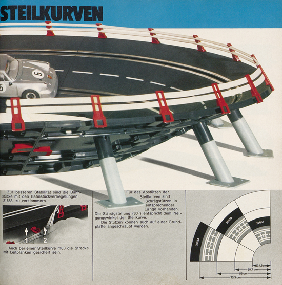 Carrera Autorennbahn Katalog 1976-1977