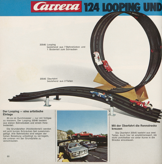 Carrera Autorennbahn Katalog 1976-1977