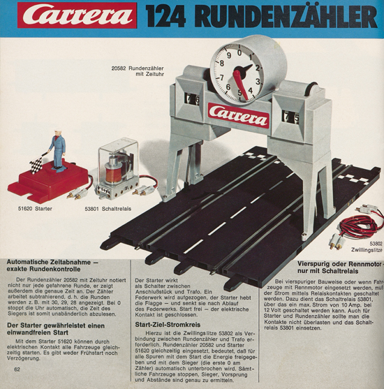 Carrera Autorennbahn Katalog 1976-1977