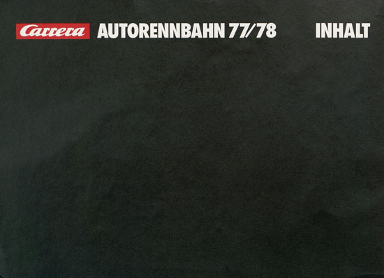 Carrera Katalog 1977-1978