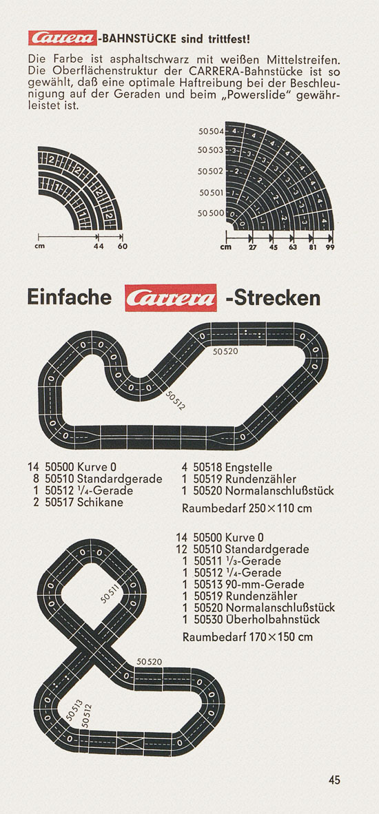 Carrera Universal Betriebs- und Montageanleitung um 1970