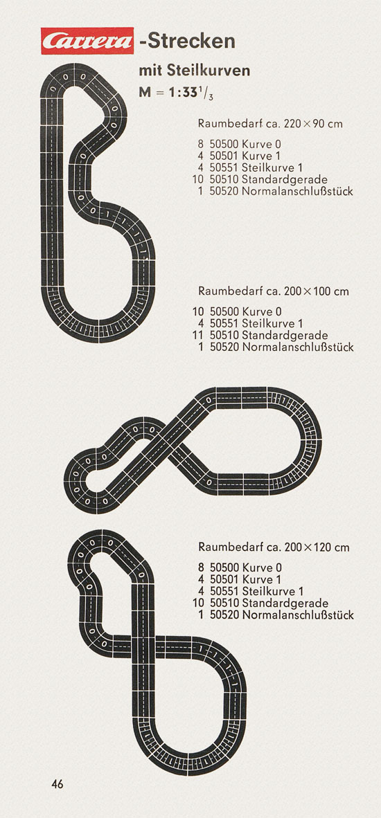 Carrera Universal Betriebs- und Montageanleitung um 1970