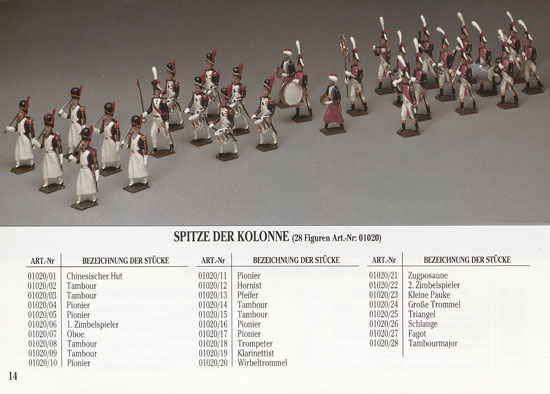 C. B. G. Mignot Kunstfiguren und Bleisoldaten Katalog 1980