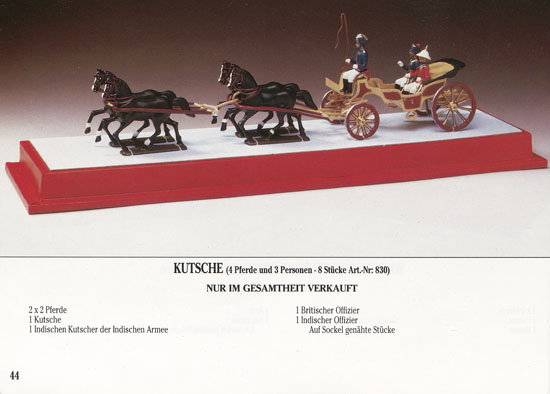 C. B. G. Mignot Kunstfiguren und Bleisoldaten Katalog 1980