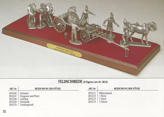 C. B. G. Mignot Kunstfiguren und Bleisoldaten Katalog 1980