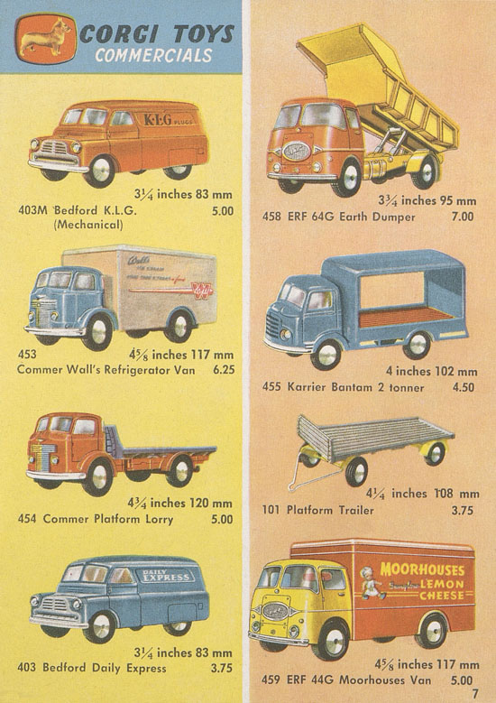 Corgi Toys catalog 1959