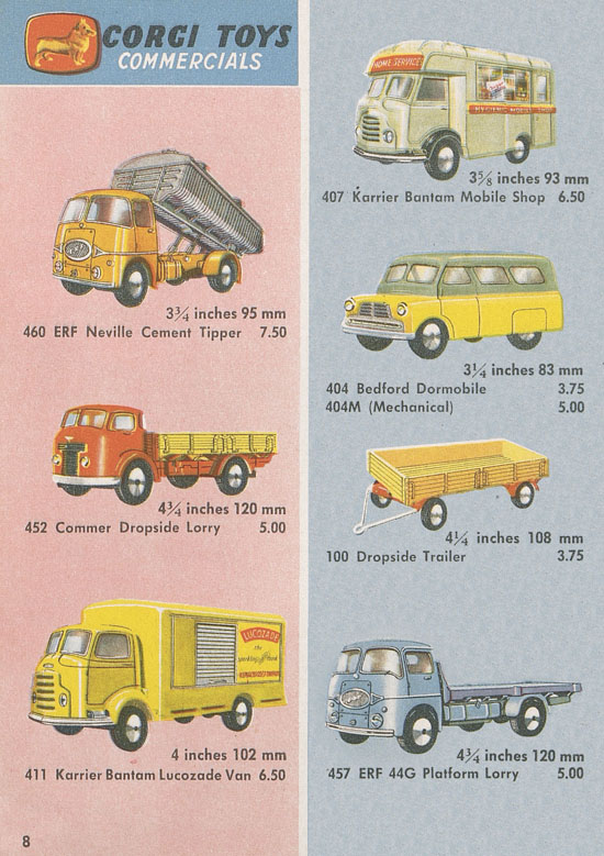 Corgi Toys catalog 1959