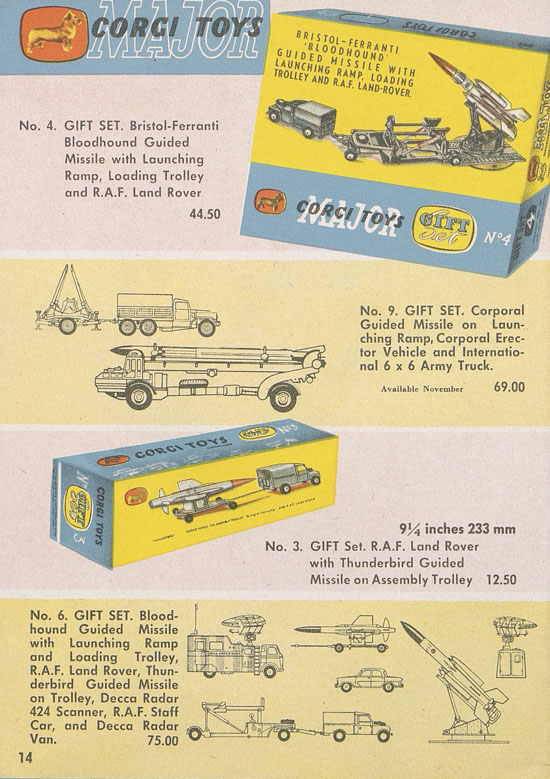 Corgi Toys catalog 1959