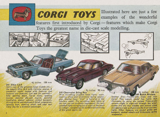 Corgi Toys Katalog 1965