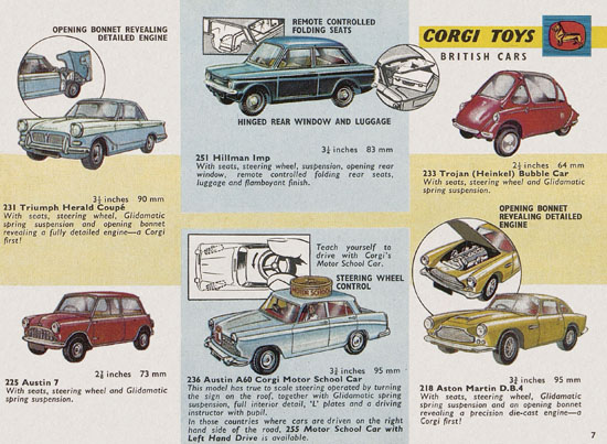 Corgi Toys Katalog 1965