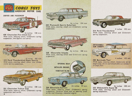 Corgi Toys Katalog 1965