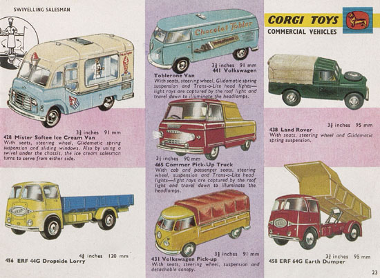 Corgi Toys Katalog 1965