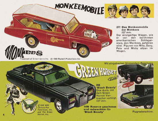 Corgi Toys Katalog 1969