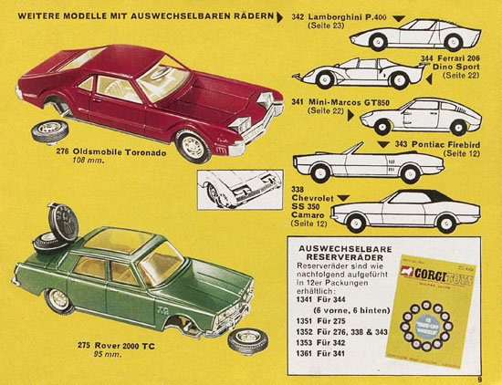 Corgi Toys Katalog 1969