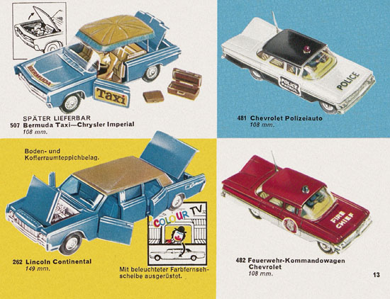 Corgi Toys Katalog 1969