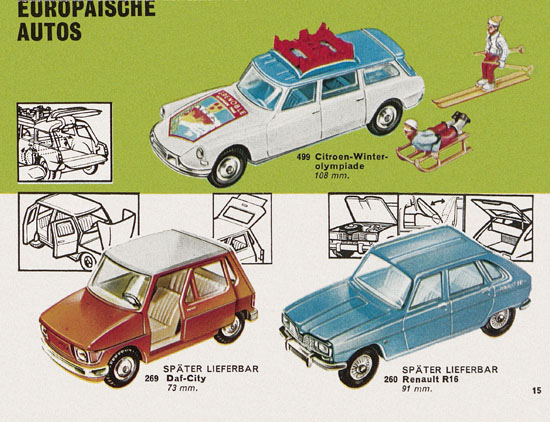 Corgi Toys Katalog 1969