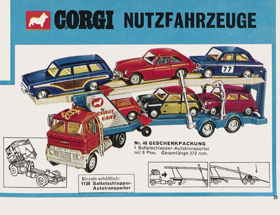 Corgi Toys Katalog 1969