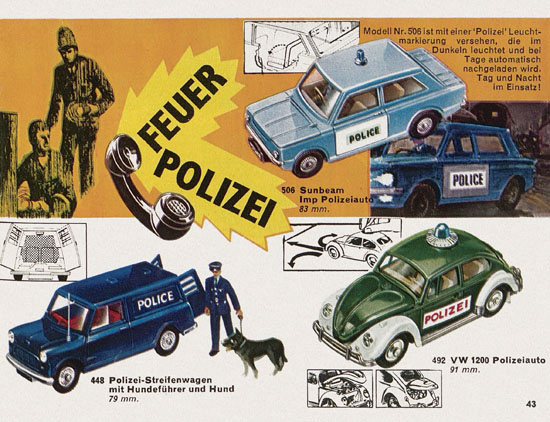 Corgi Toys Katalog 1969