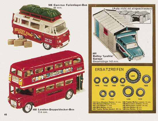 Corgi Toys Katalog 1969