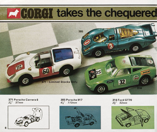 Corgi Toys Katalog 1973