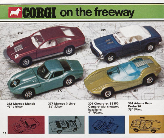 Corgi Toys Katalog 1973