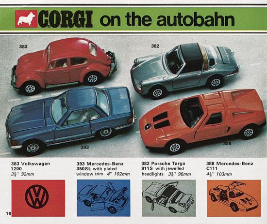 Corgi Toys Katalog 1973