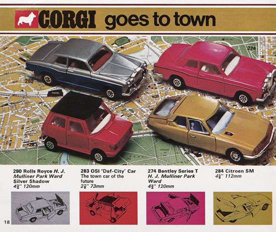 Corgi Toys Katalog 1973