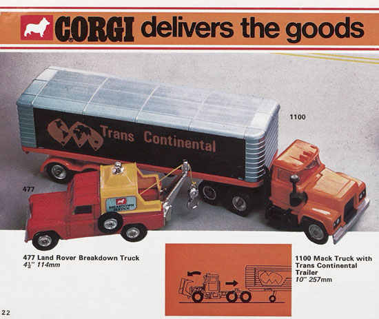 Corgi Toys Katalog 1973