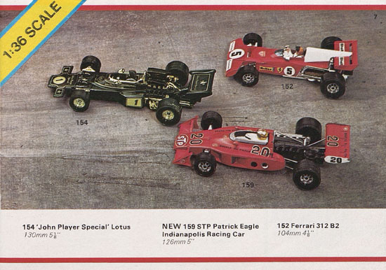 Seite 7 Corgi Toys Katalog 1974