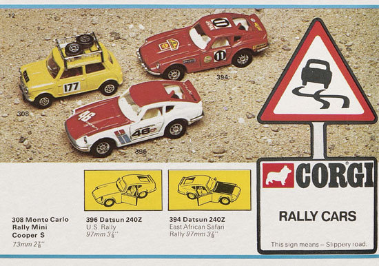 Seite 12 Corgi Toys Katalog 1974
