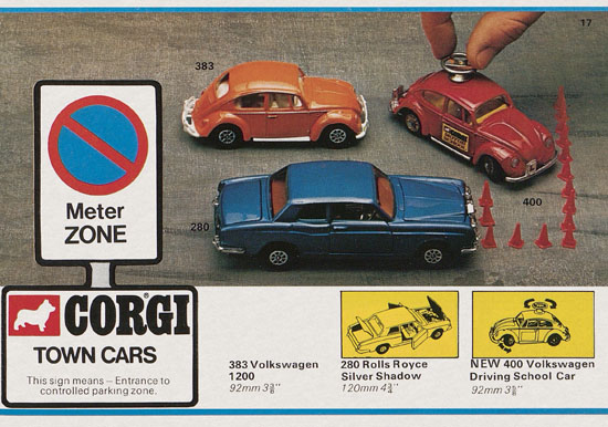 Seite 17 Corgi Toys Katalog 1974